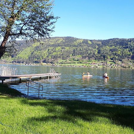 Maren Seeblick Appartement Haus Haensel&Gretel Direkt Am Ossiacher See Mit Hallenbad Skiarena Gerlitzen Stiegl Esterno foto