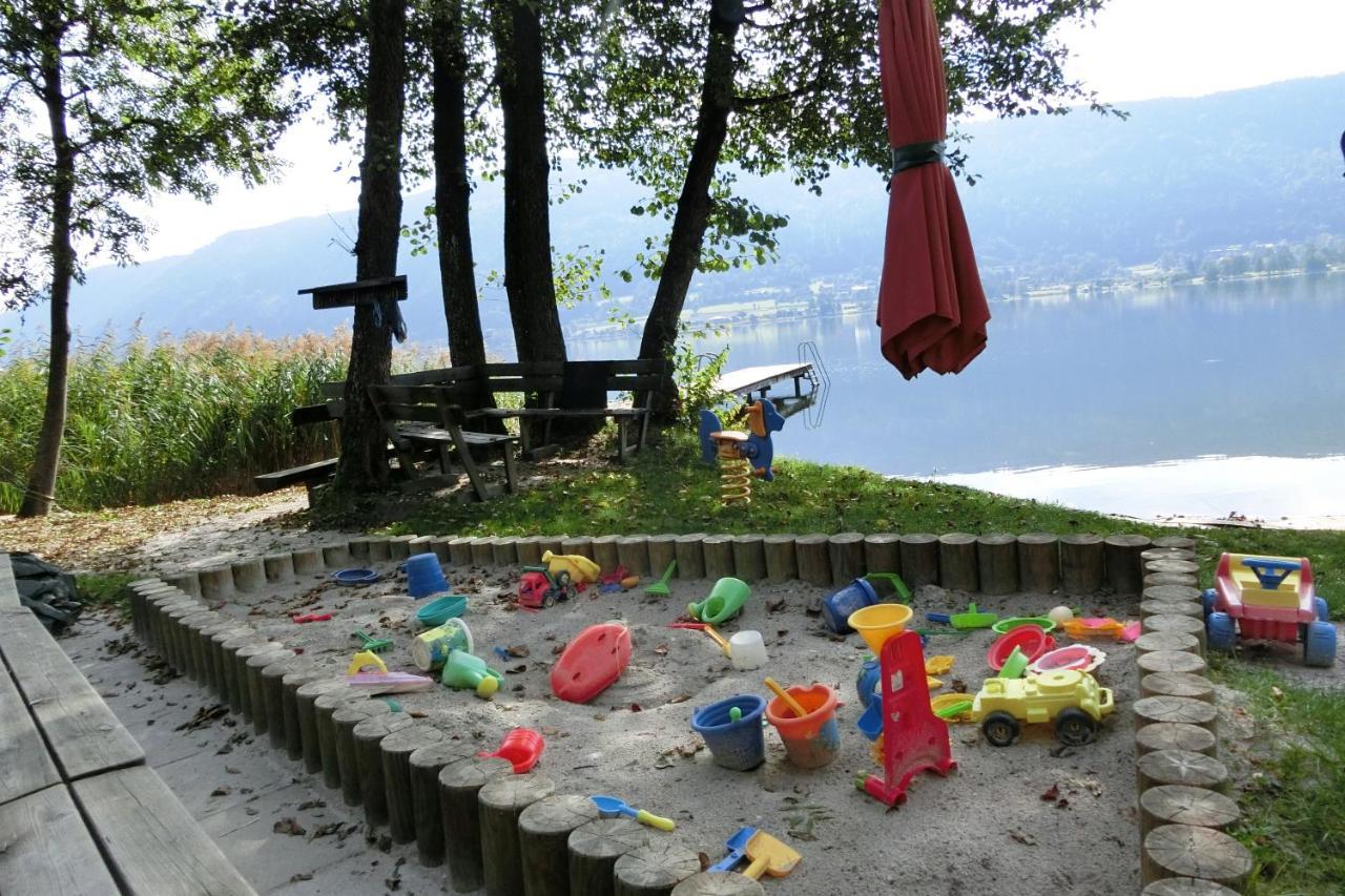 Maren Seeblick Appartement Haus Haensel&Gretel Direkt Am Ossiacher See Mit Hallenbad Stiegl Esterno foto