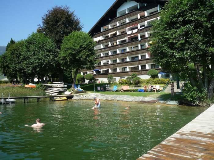 Maren Seeblick Appartement Haus Haensel&Gretel Direkt Am Ossiacher See Mit Hallenbad Stiegl Esterno foto
