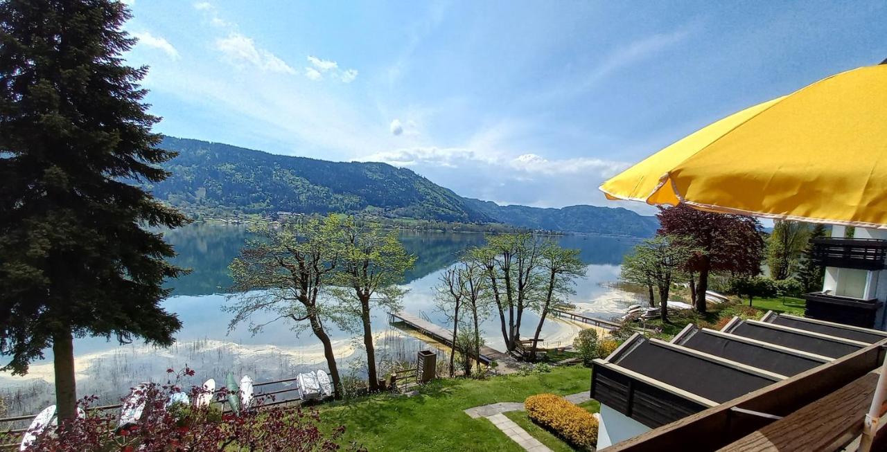 Maren Seeblick Appartement Haus Haensel&Gretel Direkt Am Ossiacher See Mit Hallenbad Stiegl Esterno foto