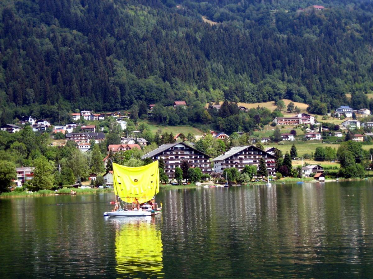 Maren Seeblick Appartement Haus Haensel&Gretel Direkt Am Ossiacher See Mit Hallenbad Skiarena Gerlitzen Stiegl Esterno foto