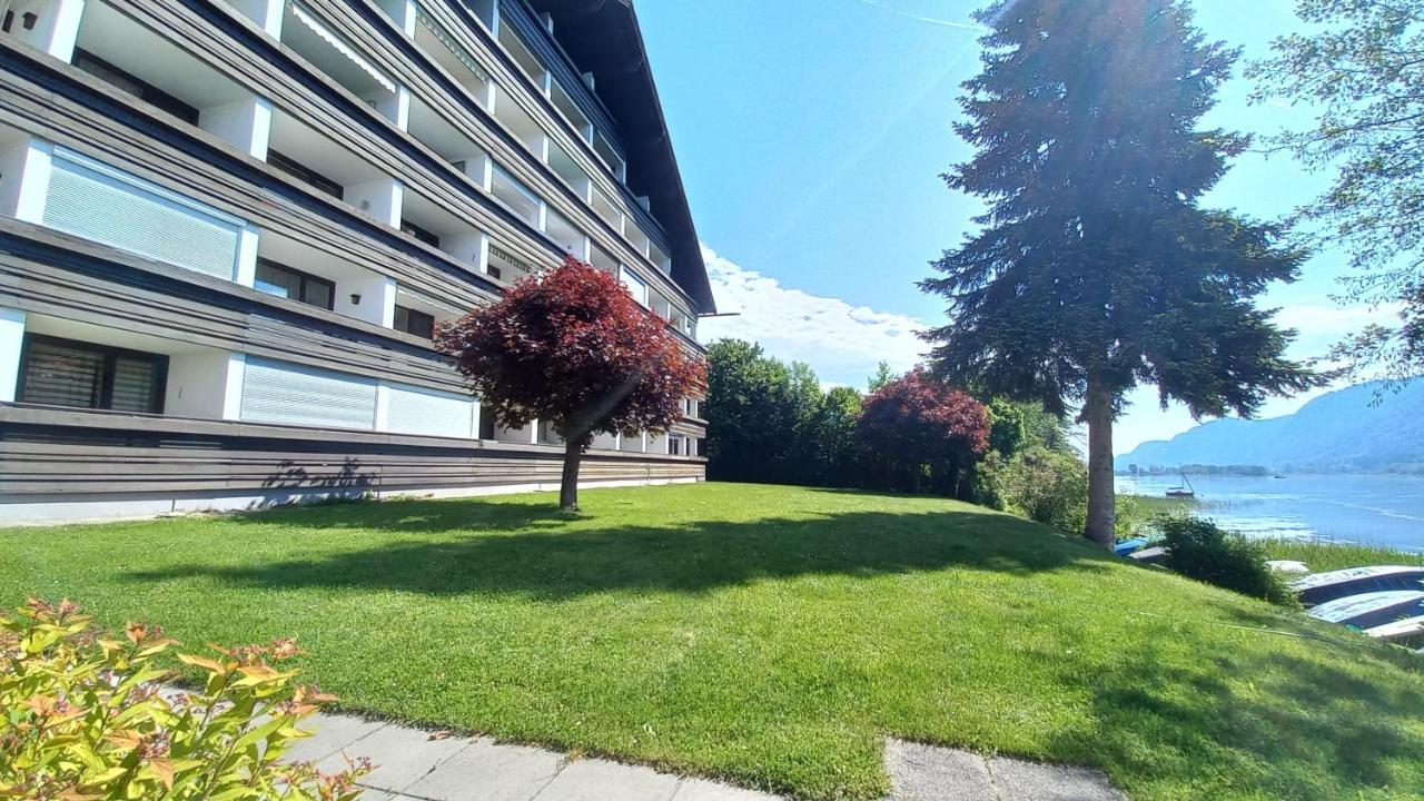 Maren Seeblick Appartement Haus Haensel&Gretel Direkt Am Ossiacher See Mit Hallenbad Stiegl Esterno foto