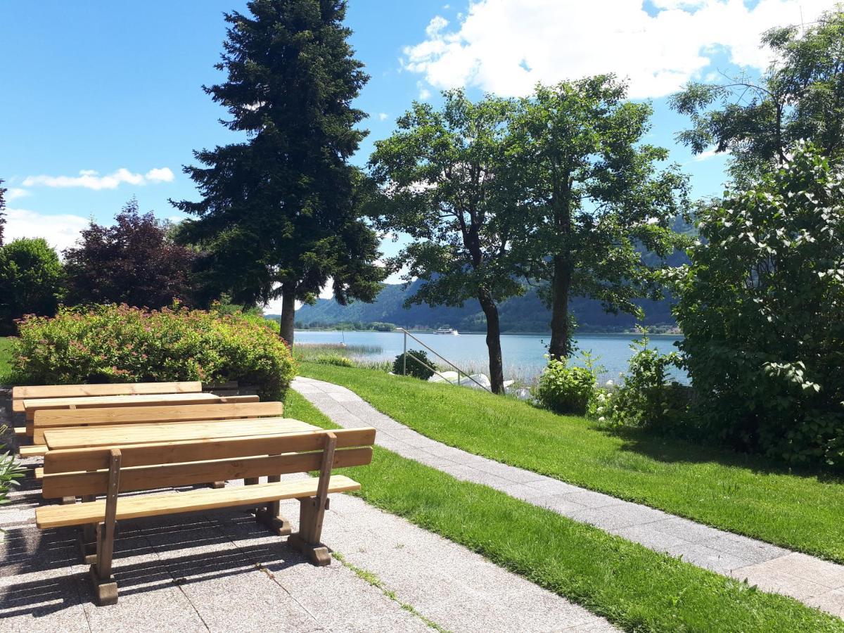 Maren Seeblick Appartement Haus Haensel&Gretel Direkt Am Ossiacher See Mit Hallenbad Stiegl Esterno foto